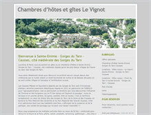 Tablet Screenshot of gites-gorgesdutarn.com